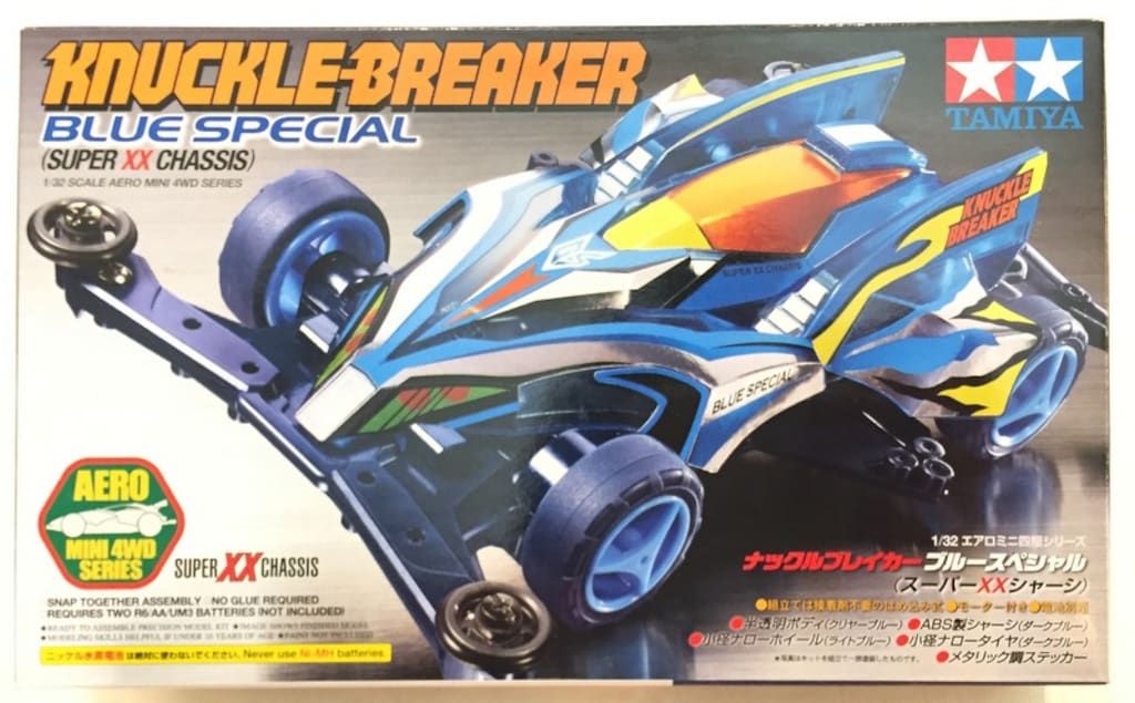 タミヤ エアロミニ四駆 スーパーXXシャーン ナックルブレイカー ブルースペシャル 19620