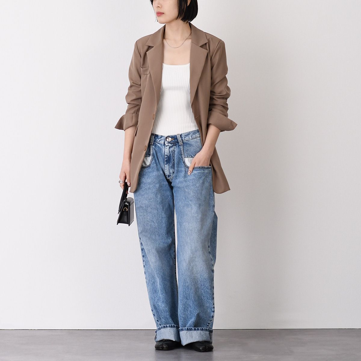 Courreges クレージュ キャミソール トップス REEDITION リ