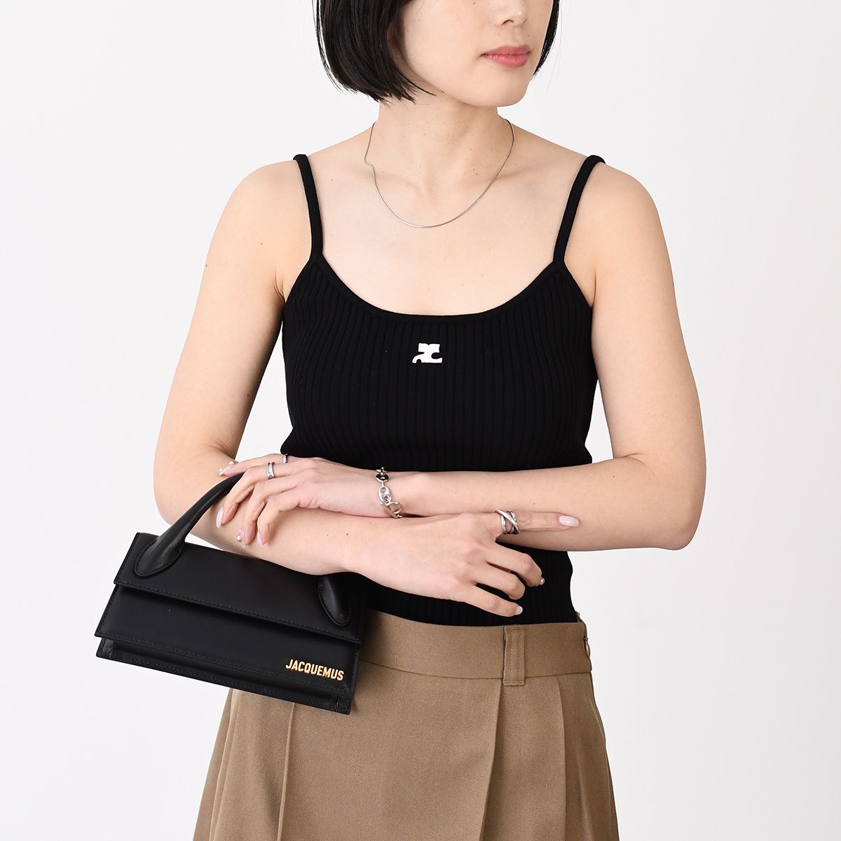 Courreges クレージュ キャミソール トップス REEDITION リ
