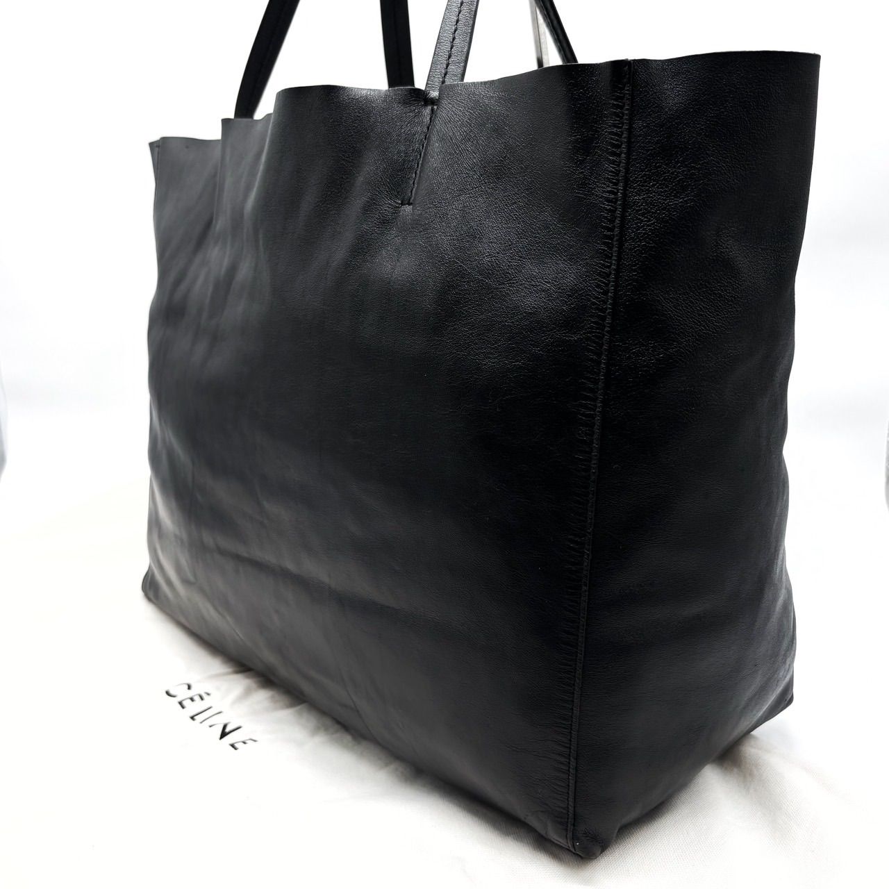 良品】CELINE セリーヌ カバ トートバッグ ハンドバッグ オールレザー 