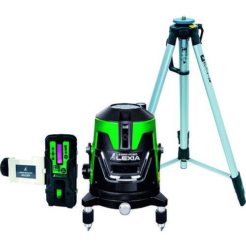 シンワ　レーザーロボ　ＬＥＸＩＡ　３１　グリーン　受光器・三脚セット