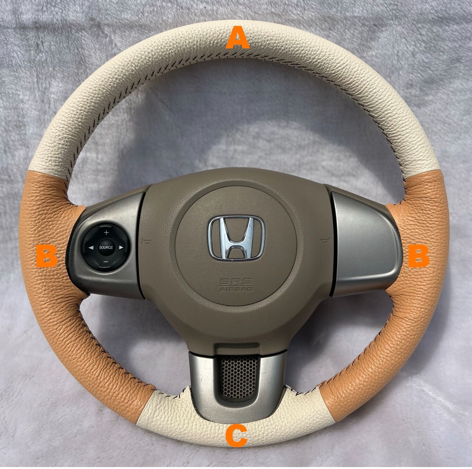 N-VAN専用本革ハンドルカバー カラーオーダー 編み込み JJ1 JJ2 純正 N-VAN専用本革ハンドルカバー カラーセミオーダー 編み込みタイプ JJ1