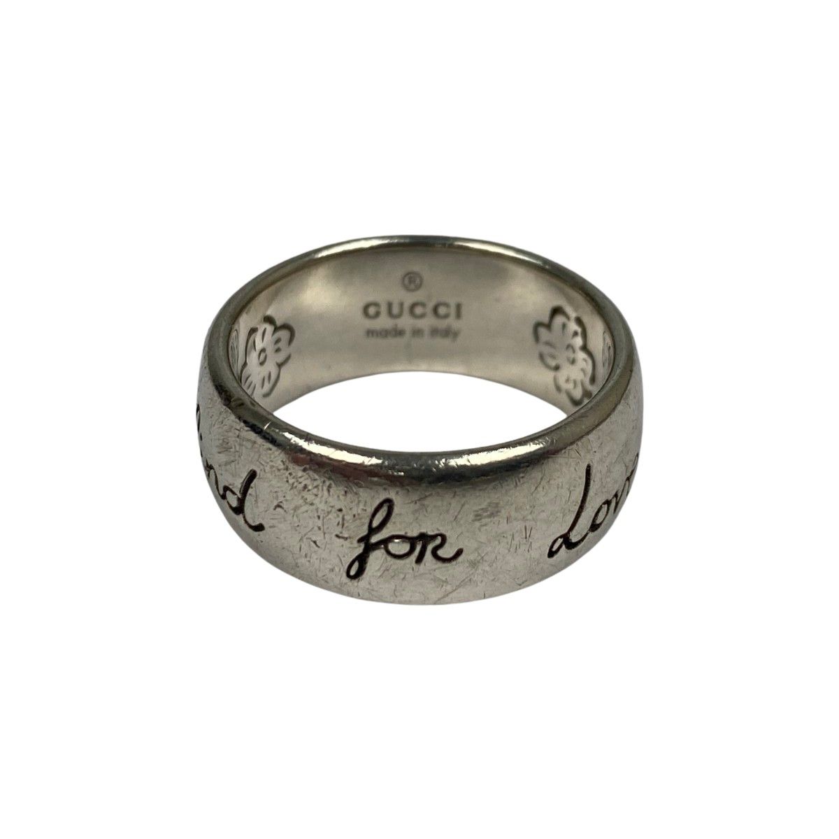 GUCCI グッチ BLIND FOR LOVE ブラインドフォーラブ シルバーリング 約 