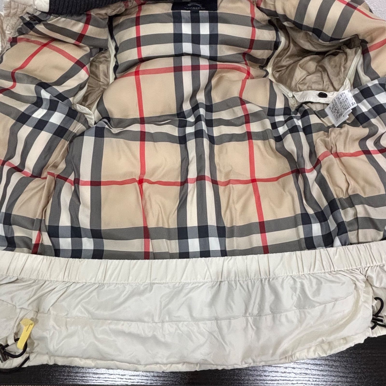 美品】BURBERRY バーバリー ダウンジャケット ベスト2way フード付き 
