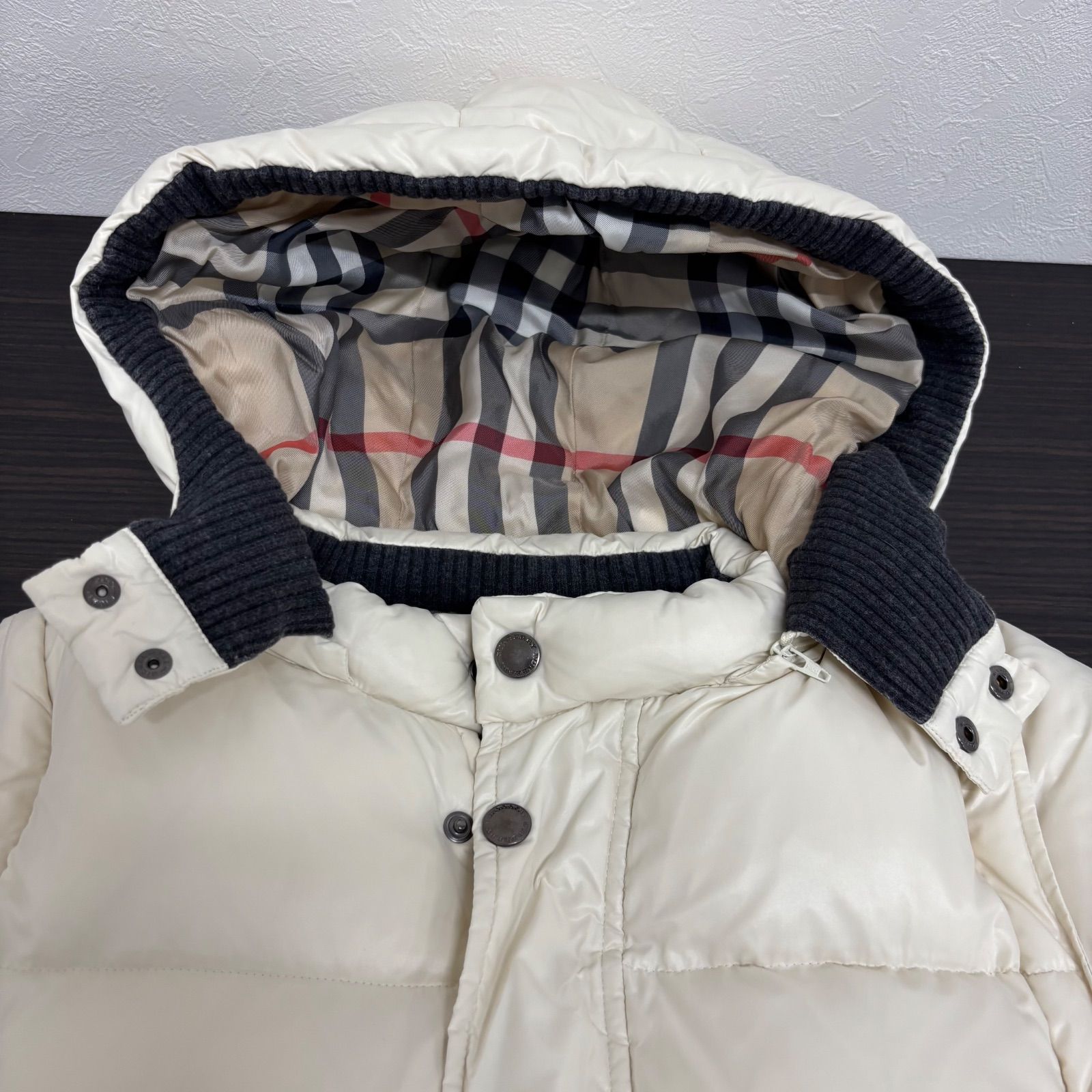 美品】BURBERRY バーバリー ダウンジャケット ベスト2way フード付き 