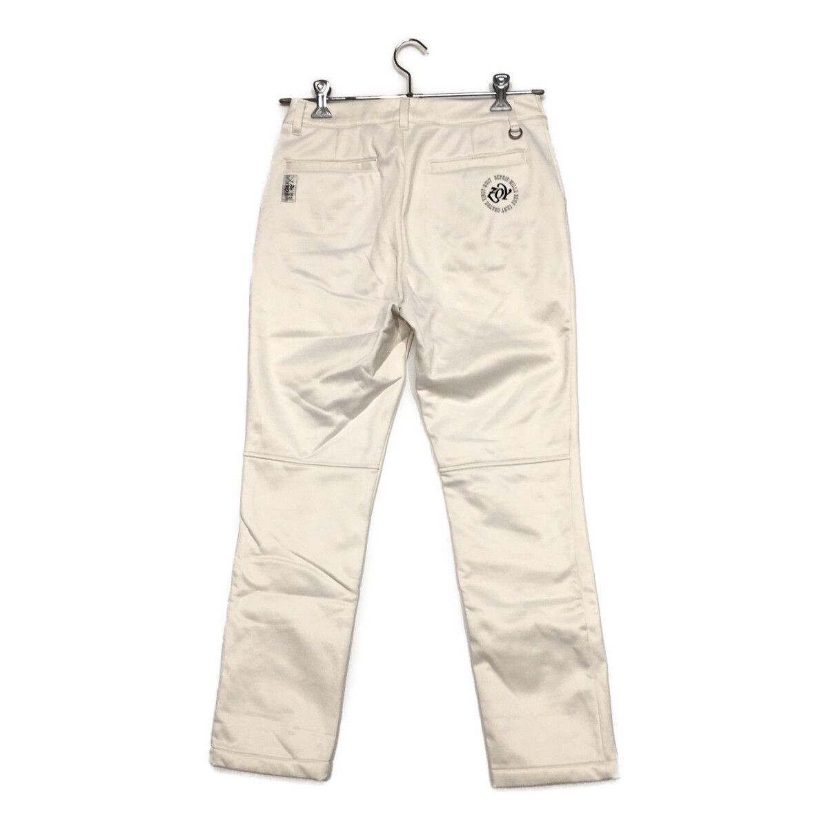 中古 レディース ゾーイ ZOY パンツ 40(L) 白 ホワイト 裏起毛 秋冬