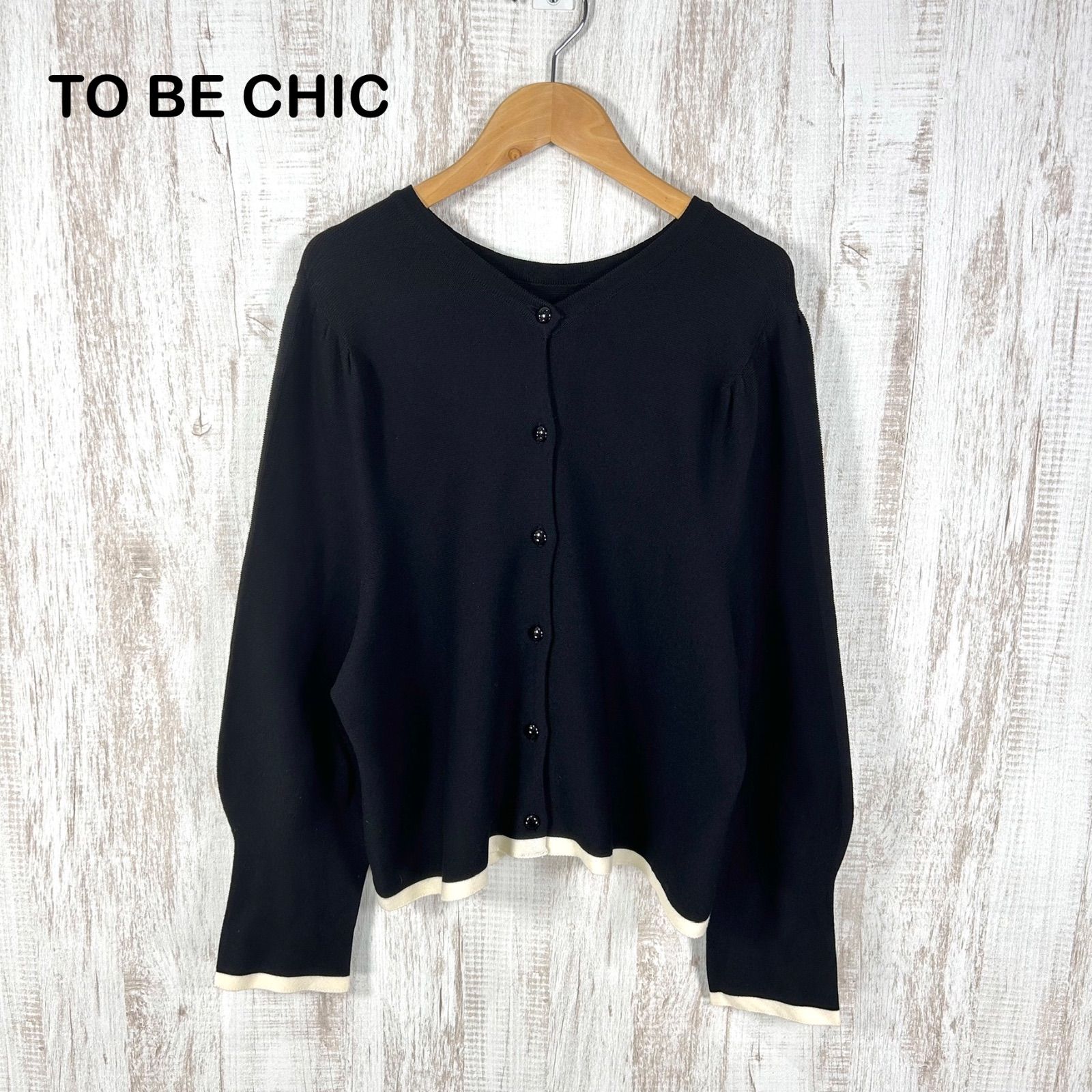 美品 TO BE CHIC トゥービーシック ボリュームスリーブ ハイゲージ 