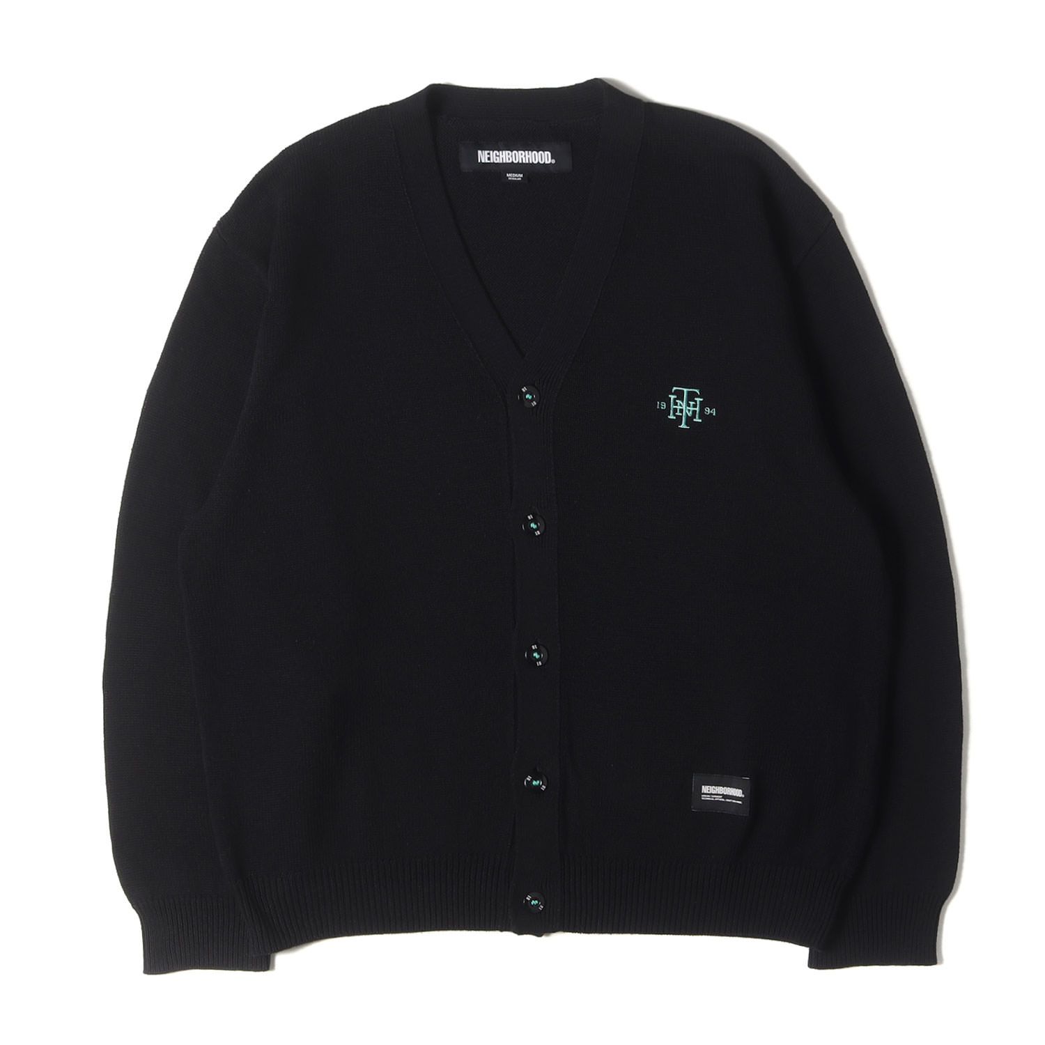美品】NEIGHBORHOOD ネイバーフッド カーディガン ブラック 黒 サイズ 