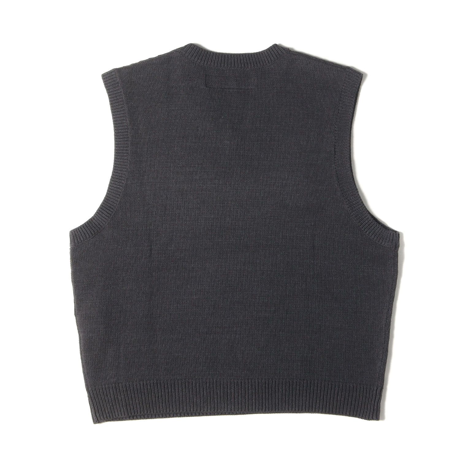 【美品】NEIGHBORHOOD ネイバーフッド ベスト グレー サイズ:M | 24SS Vネック ニットベスト(PLAIN V-NECK VEST) | トップス セーター【メンズ】【中古】 美品】NEIGHBORHOOD ネイバーフッド ベスト グレー サイズ:M | 24SS V