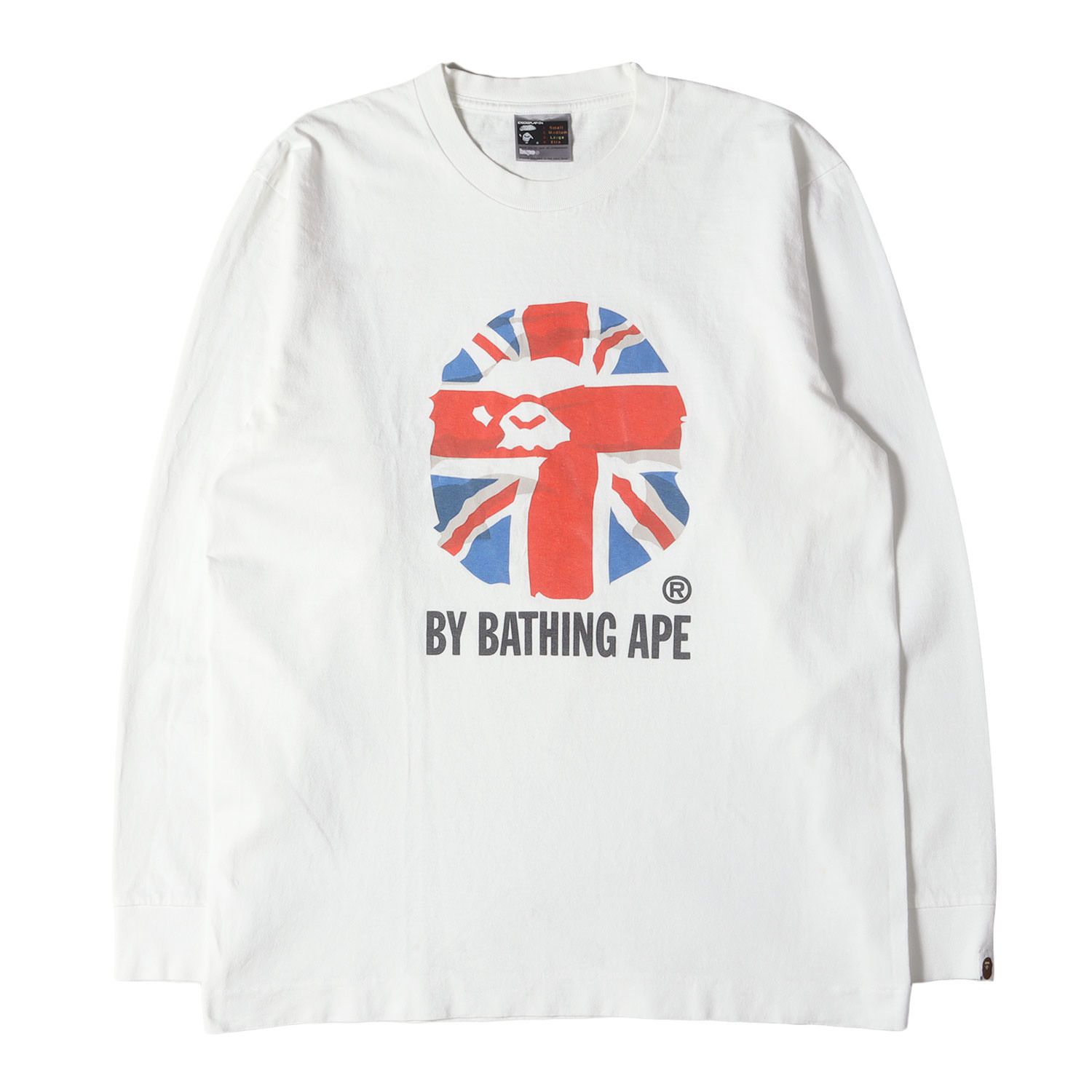 A BATHING APE ア ベイシング エイプ Tシャツ ホワイト 白 サイズ:L 