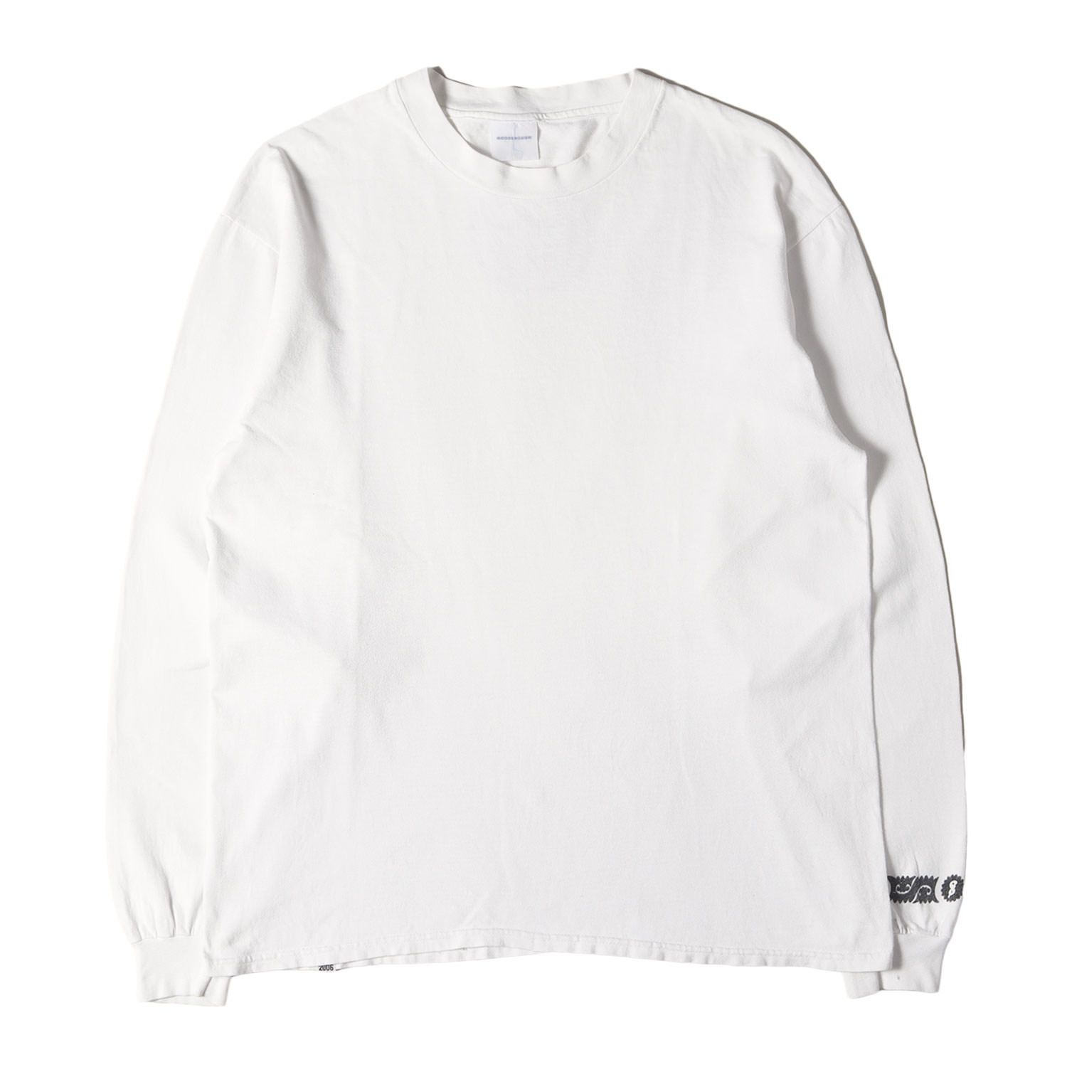 【美品】GoodEnough 長袖 ロンT ホワイト サイズL GOOD ENOUGH グッドイナフ Tシャツ ホワイト 白 サイズ:L | 00s ロゴ