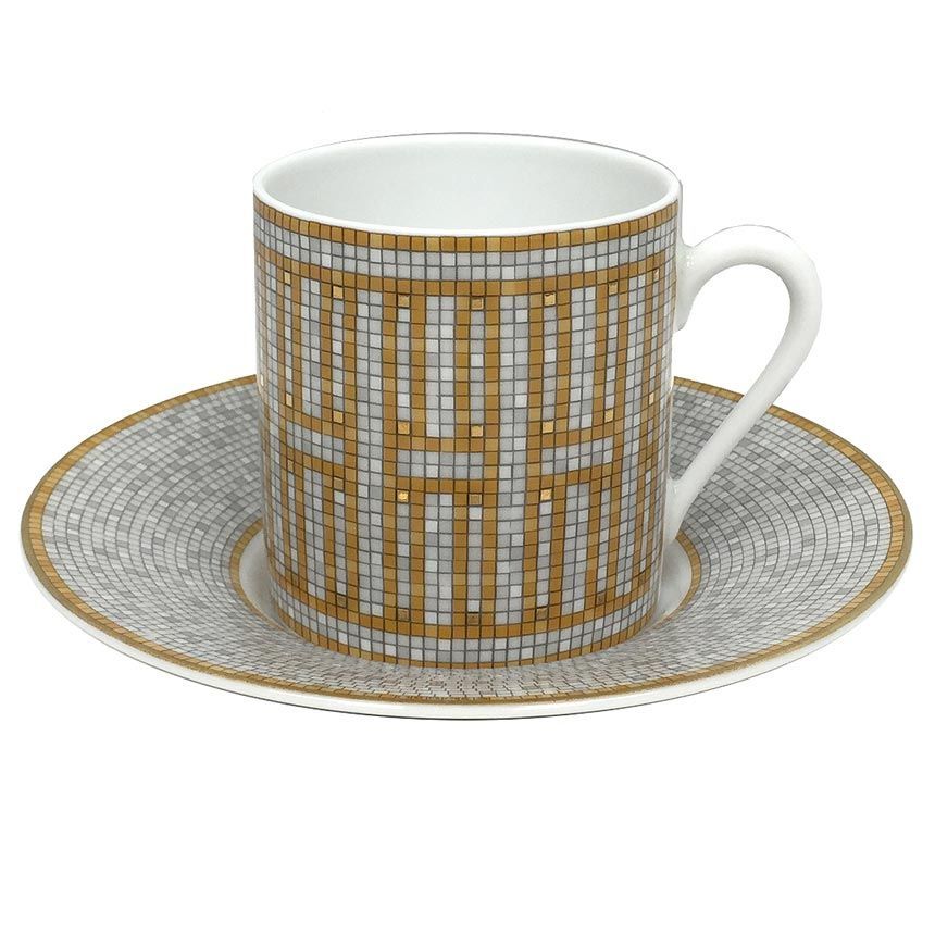 HERMES エルメス カップ&ソーサー C/S モザイク ヴァンキャトル HERMES エルメス カップ&ソーサー C/S モザイク ヴァンキャトル