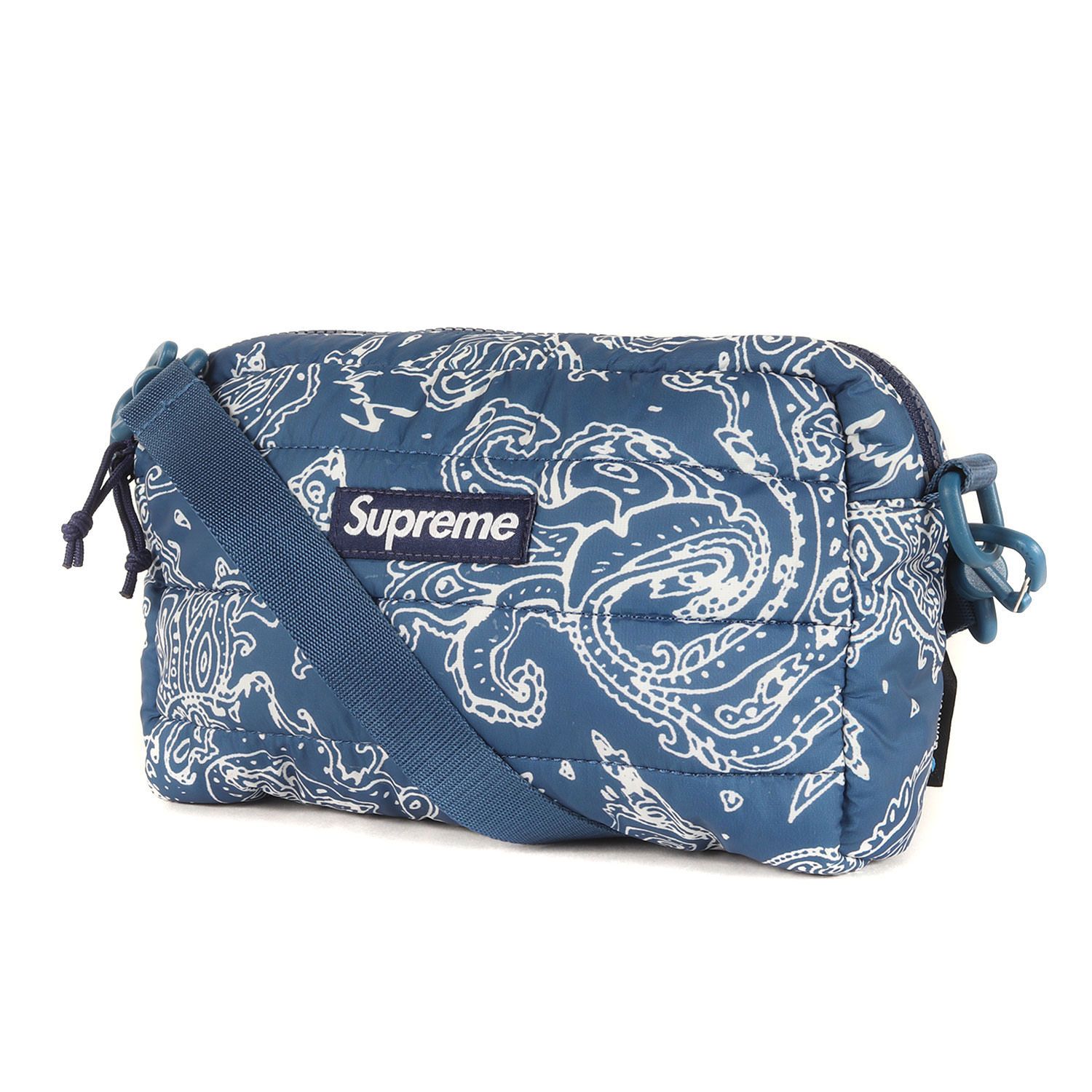 Supreme シュプリーム バッグ | 22AW ペイズリー柄 パファー サイド