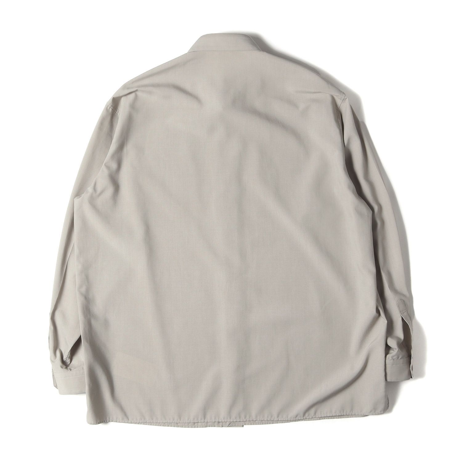 美品】THE RERACS ザ リラクス シャツ グレー サイズ:46 | 23AW