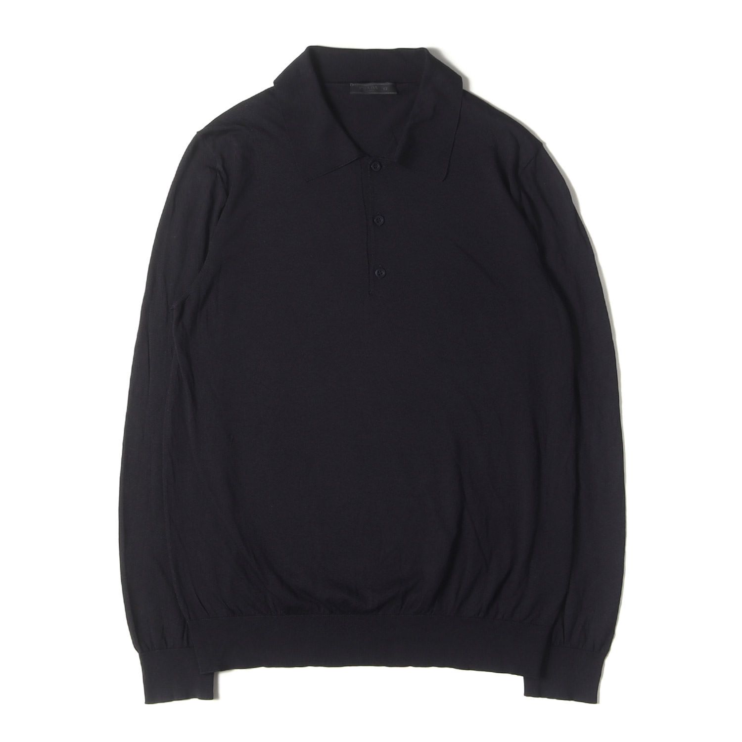 美品】PRADA プラダ ニット ダークネイビー 紺 サイズ:52 | 2025年 