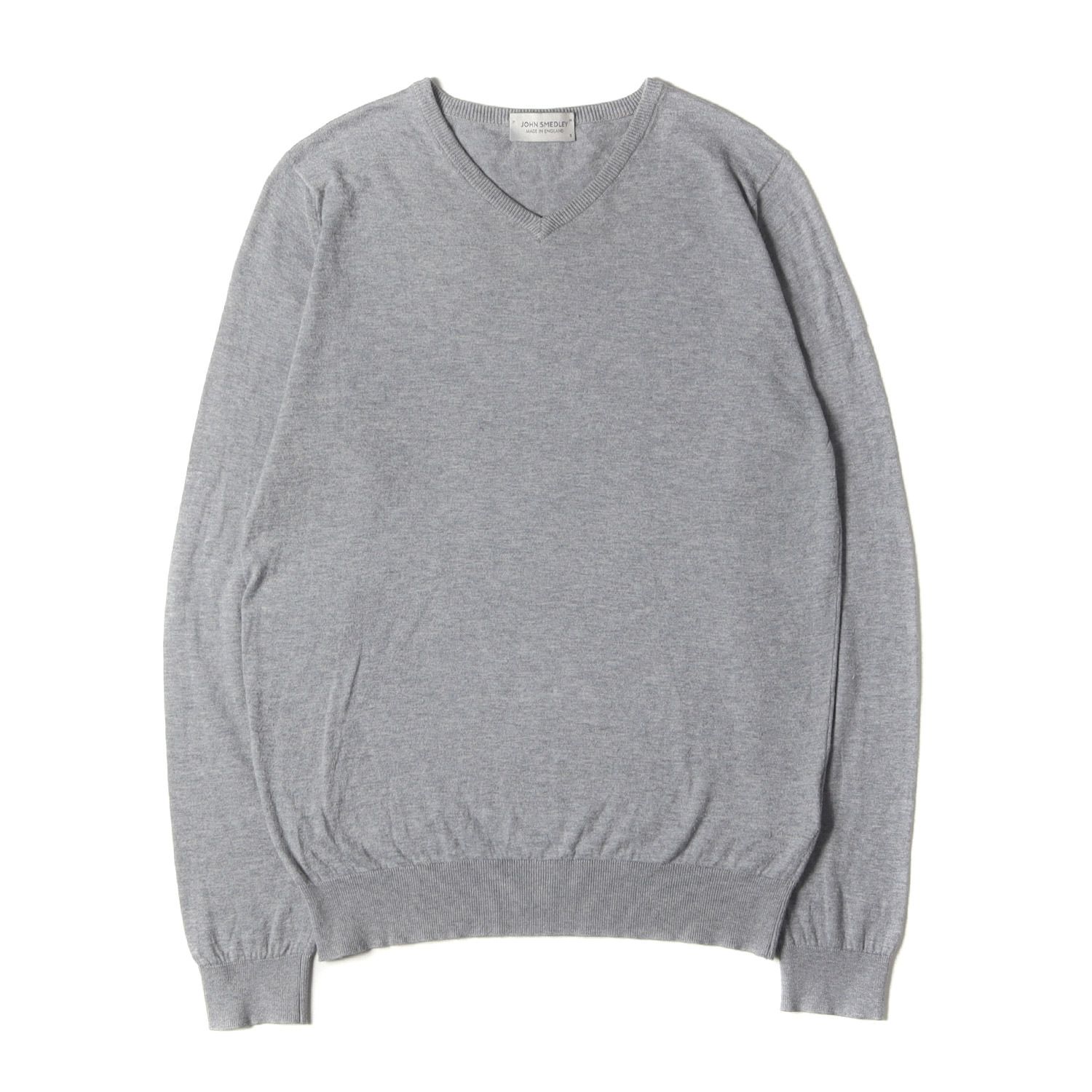 JOHN SMEDLEY ジョンスメドレー ニット グレー サイズ:S | シー 