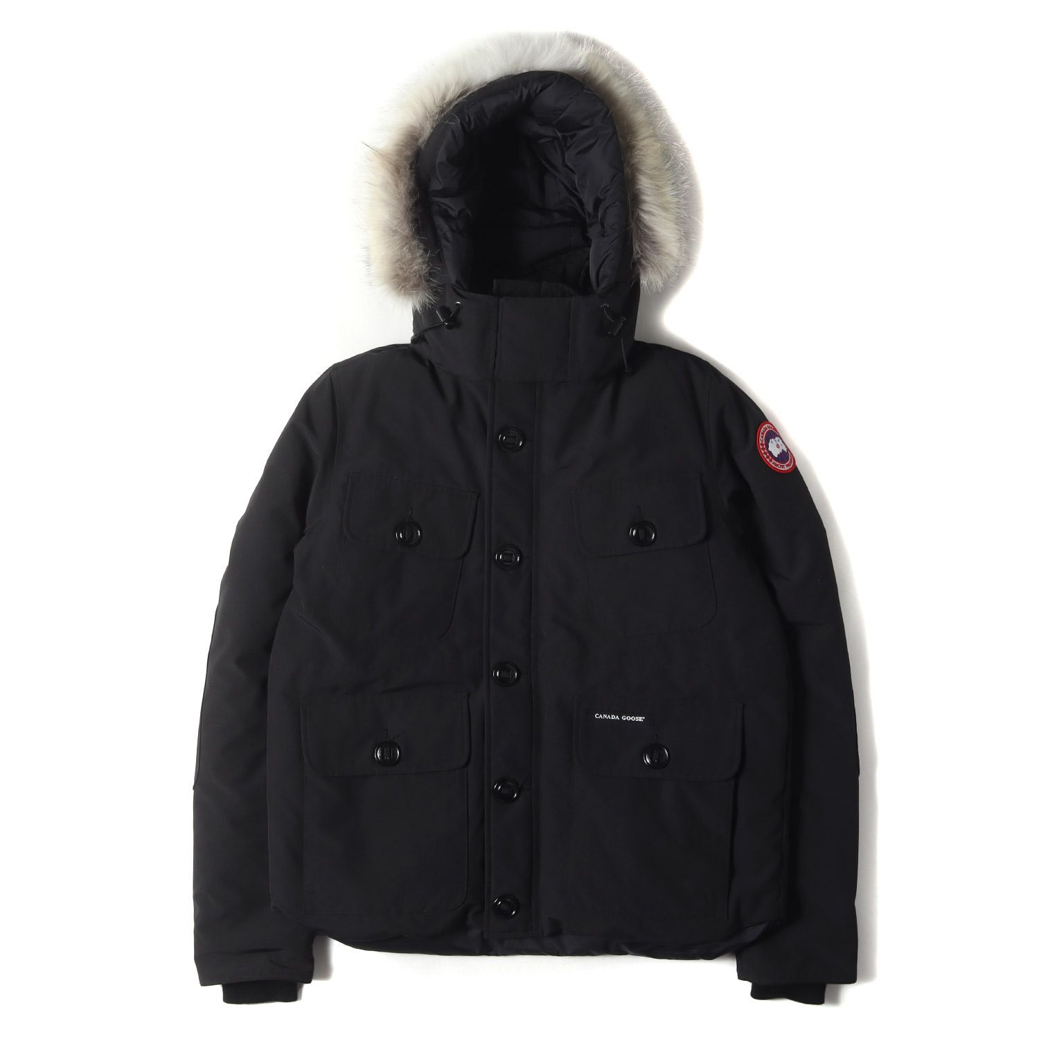 美品】CANADA GOOSE カナダグース ジャケット ブラック 黒 サイズ:XL 