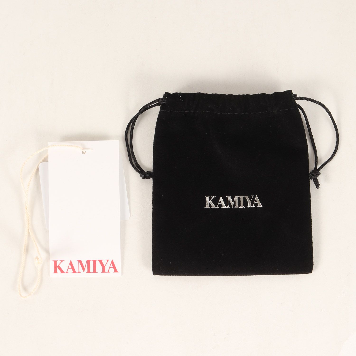新品】KAMIYA カミヤ ブレスレット | 25AW ロゴプレート ビーズ 