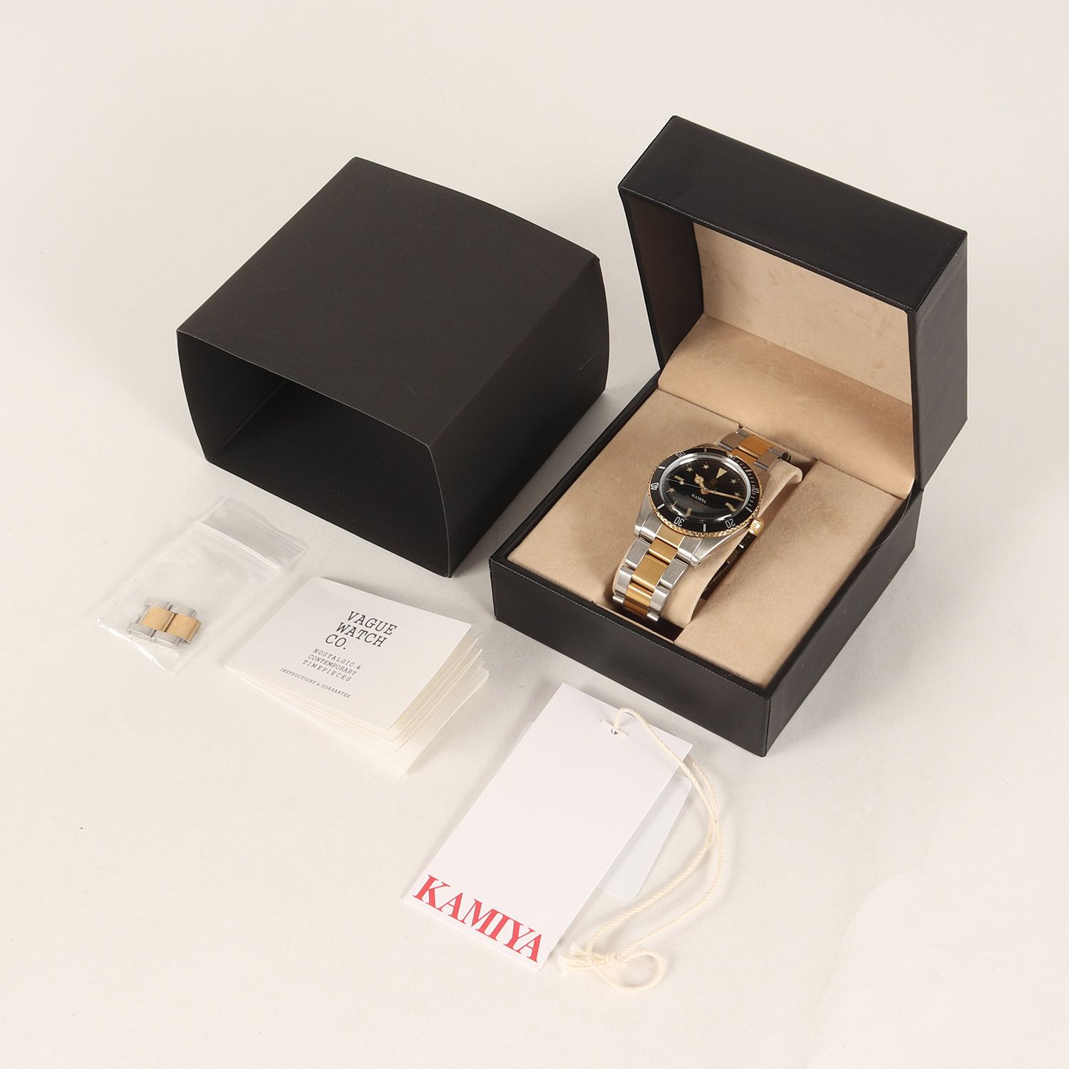 4月5日発売｜KAMIYA × VAGUE WATCH CO. 話題のコラボウォッチが 【新品