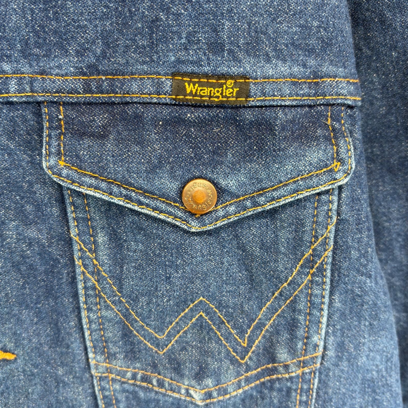 古着 80's/80年代 ヴィンテージ ラングラー Wrangler USA製 デニム 古着 80's/80年代 ヴィンテージ ラングラー Wrangler USA製 デニム