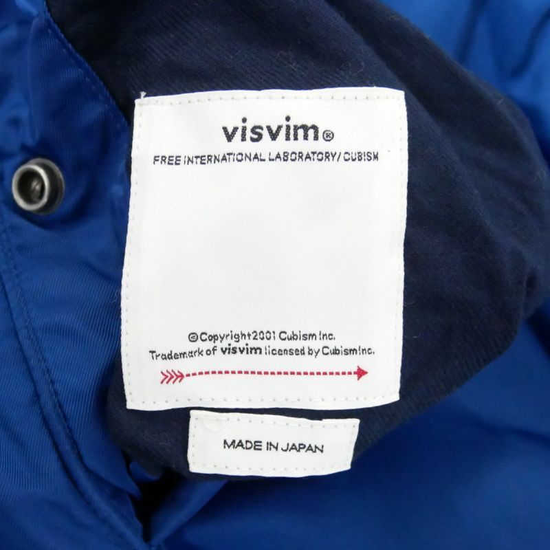 ★visvim ★水色 ★ブルゾン★サイズ1★日本製★ visvim/HEMSWADE JKT (BLUE)