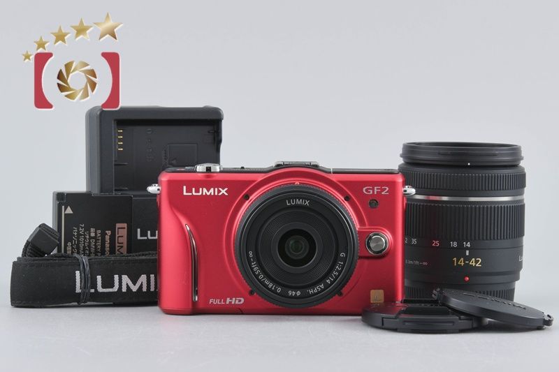 中古】Panasonic パナソニック LUMIX DMC-GF2 ダブルレンズキット 