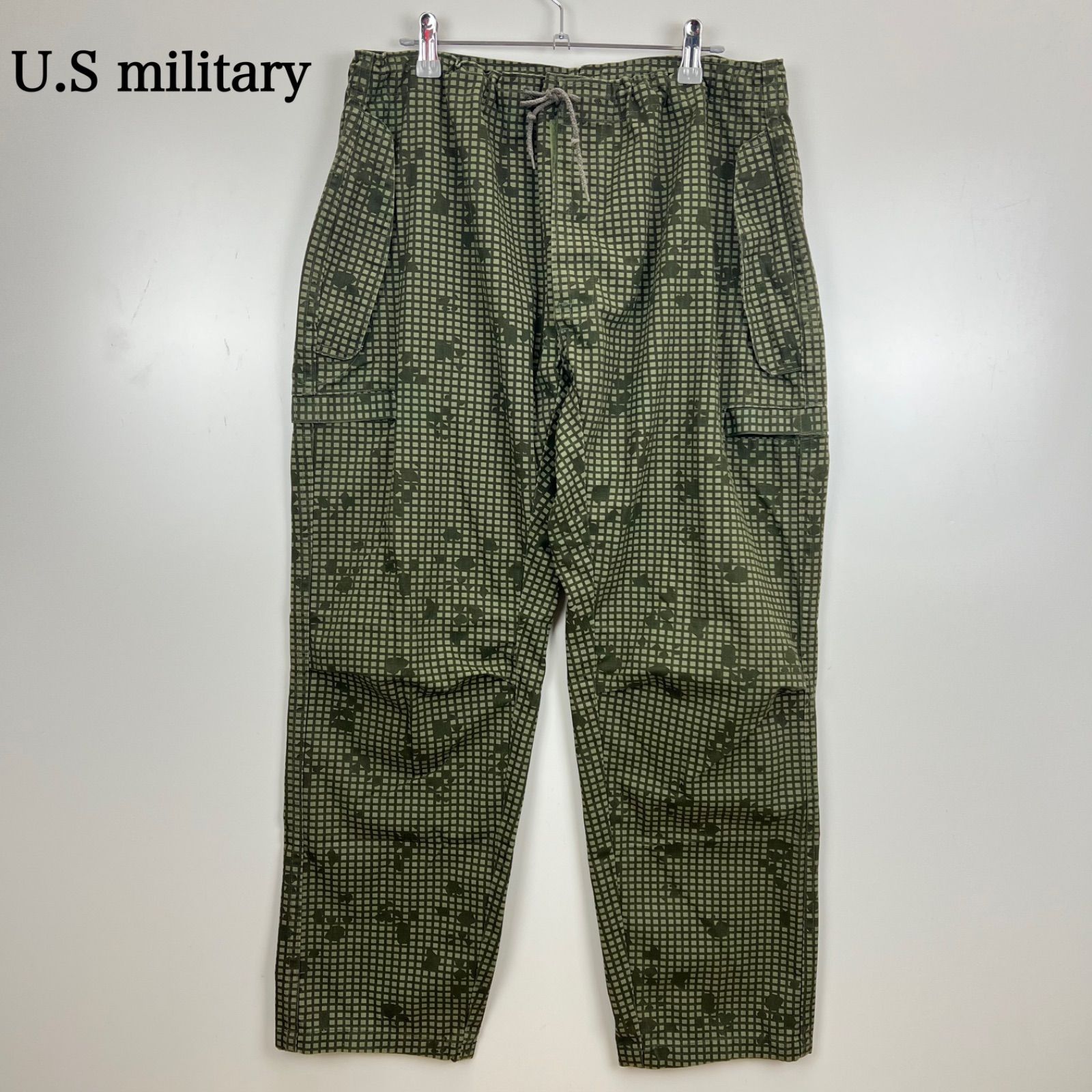 U.S military 80s 1983 USA vintage NIGHT CAMO pants M アメリカ軍