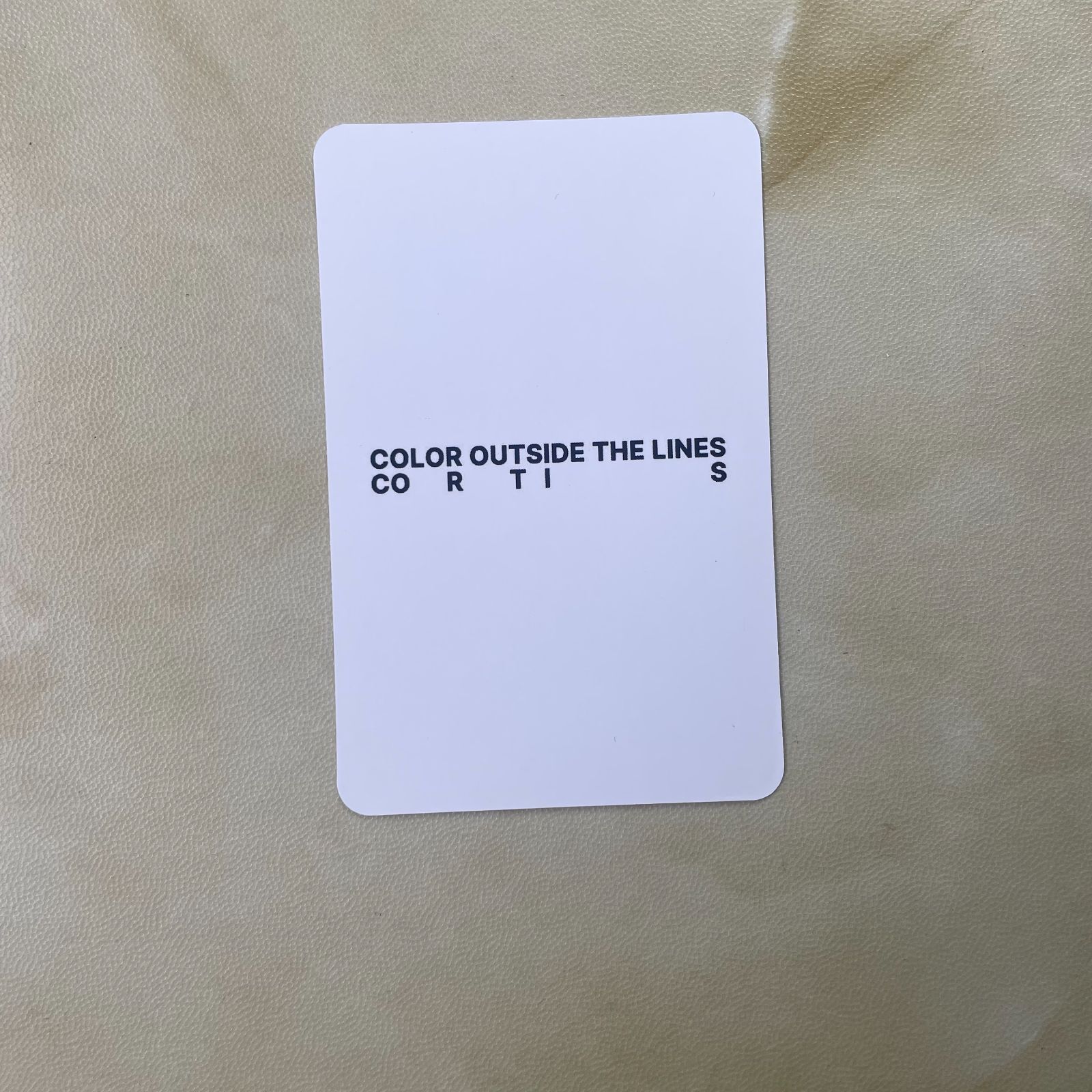 CORTIS 1st マーティン COLOR OUTSIDE THE LINES 公開放送 限定 サノク