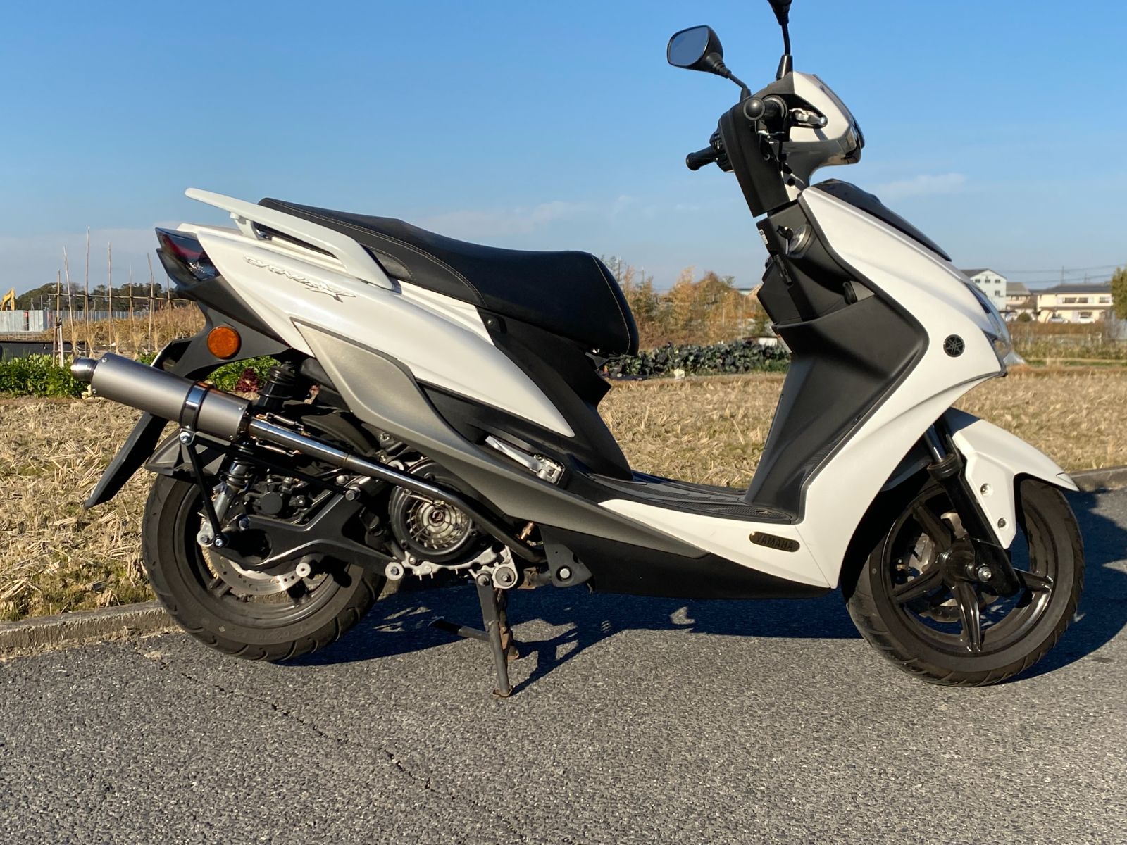 シグナスxガレージバルマフラータイプ３ 公式 ガレージ バル製 4.5型シグナスX レース用マフラー タイプ3