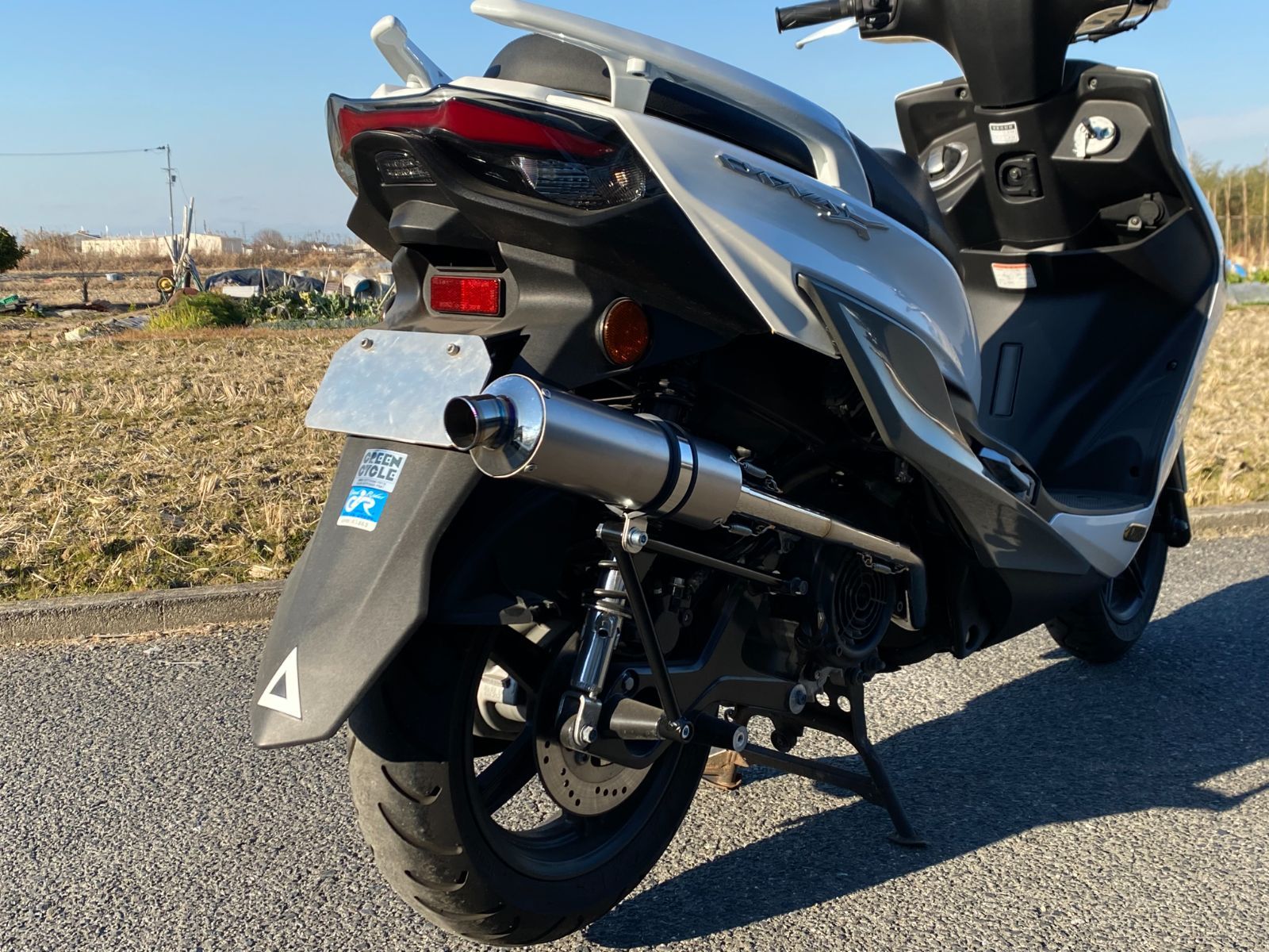 公式 ガレージ バル製 4.5型シグナスX レース用マフラー タイプ3