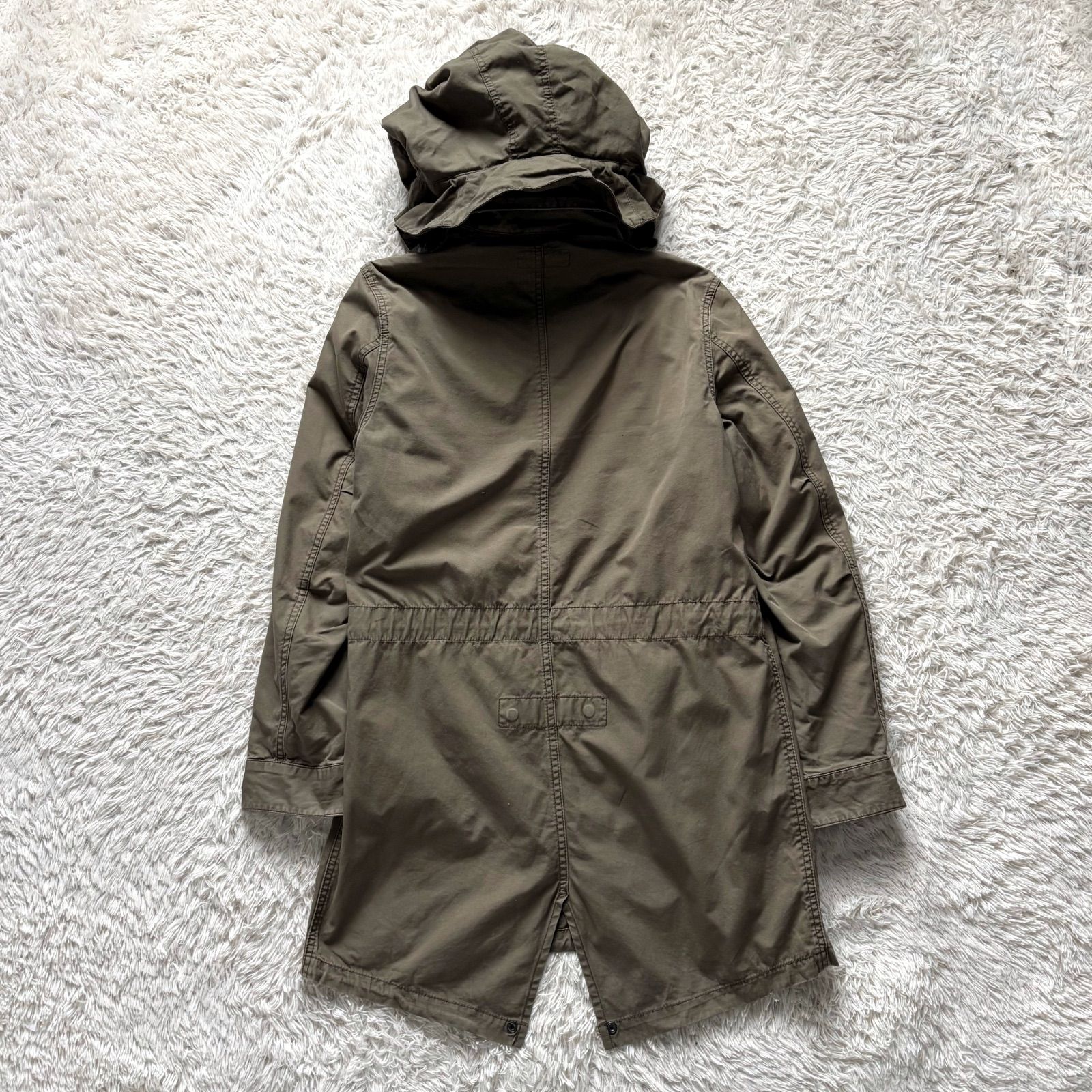 HARE ハレ モッズコート ミリタリー 3WAY リアルファー カーキ系