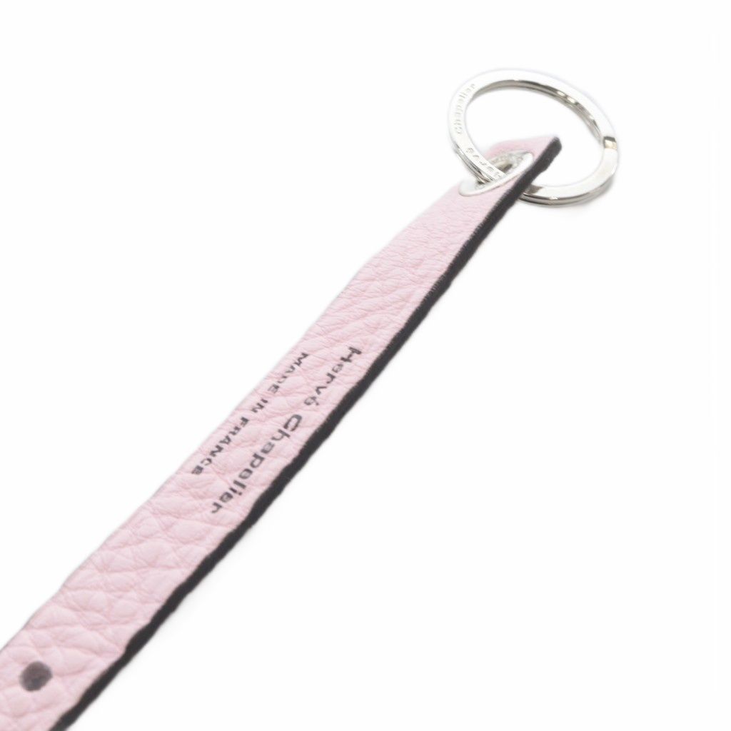 エルベシャプリエ Herve Chapelier レザーキーホルダー ピンク 107LTR