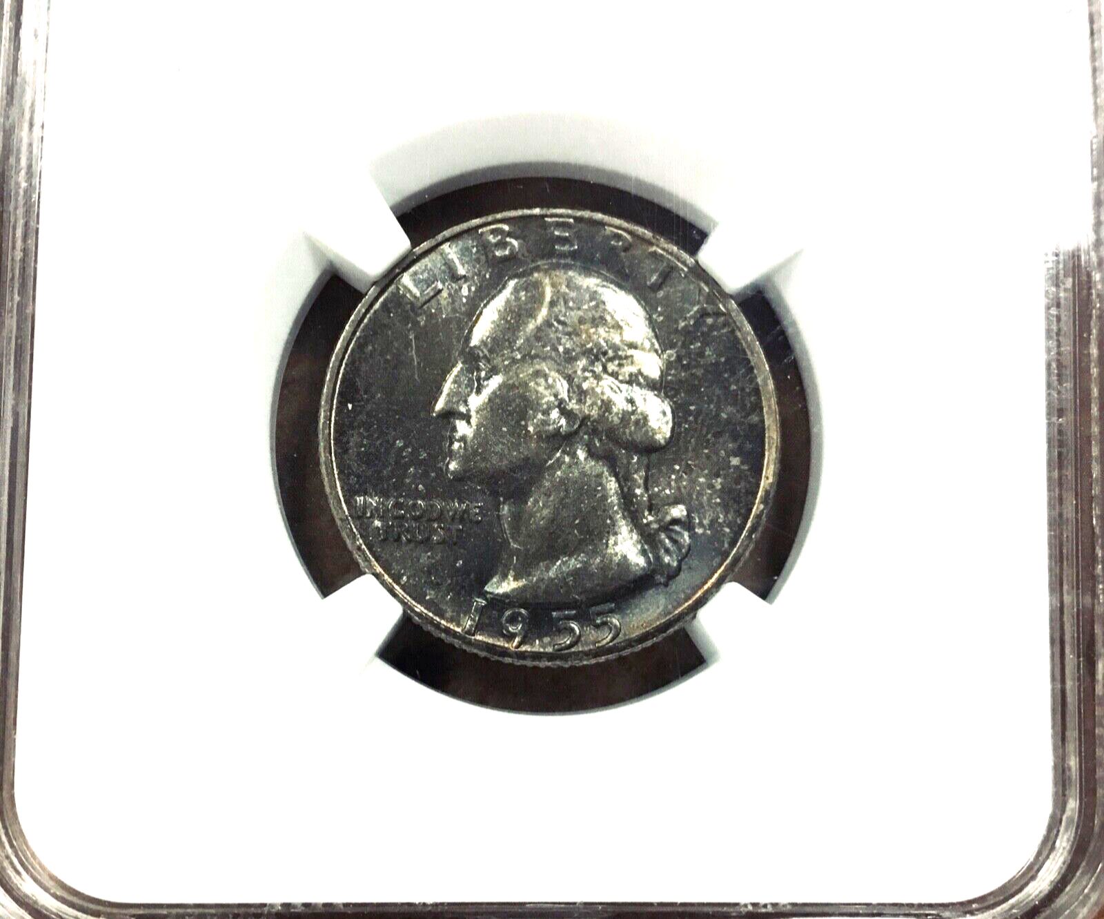 1955年 25セント ワシントン クォーター 90% 銀 エクストリーム