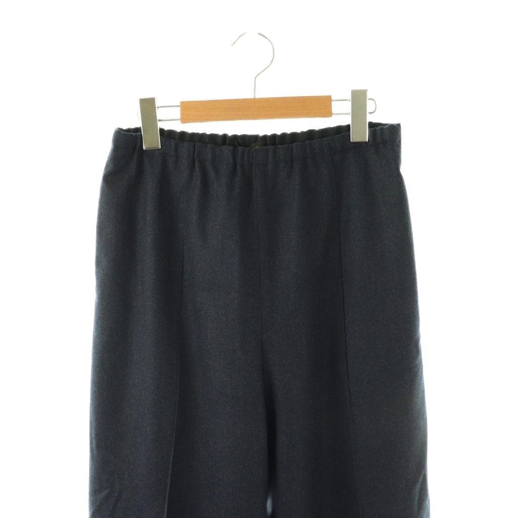 ドゥロワー Drawer 22AW 36 ウール フラノ ベーシックパンツ ドゥロワー Drawer 25AW WINTER1 フラノイージーパンツ ストレート 36