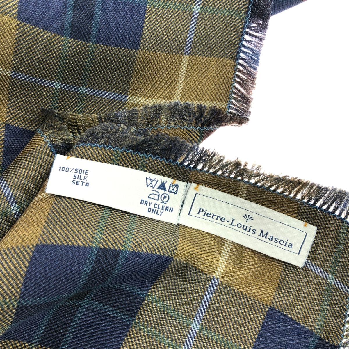 Pierre-Louis Mascia ピエールルイマシア ストール シルク100％ マルチ