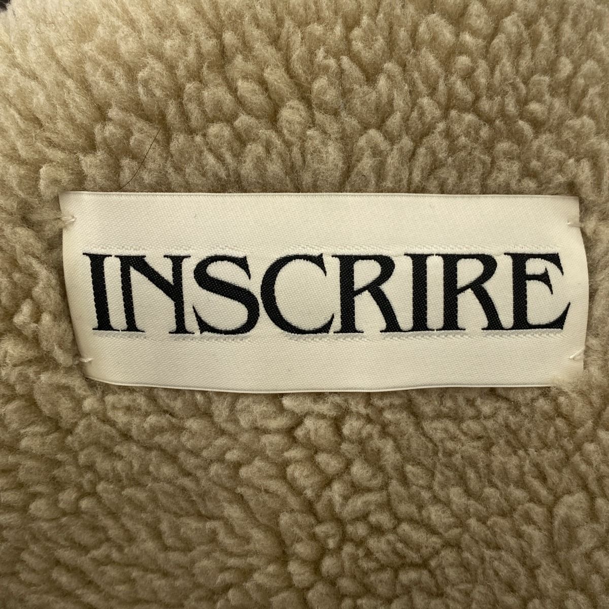 INSCRIRE アンスクリア 22AW Synthetic B-3 Vest フェイクレザー 
