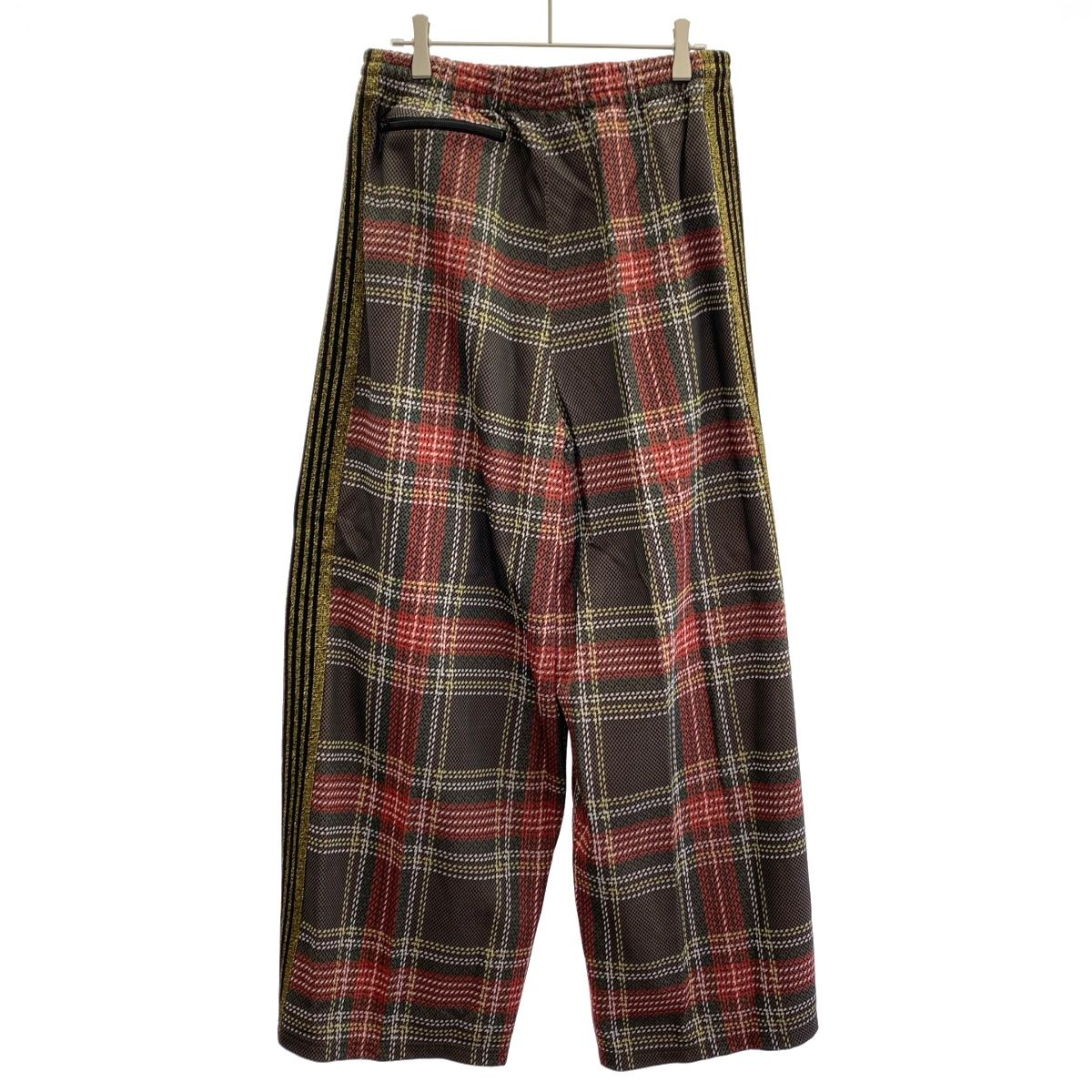 Needles ニードルズ H.D. Track Pant Poly Jq チェック柄ヒザデル