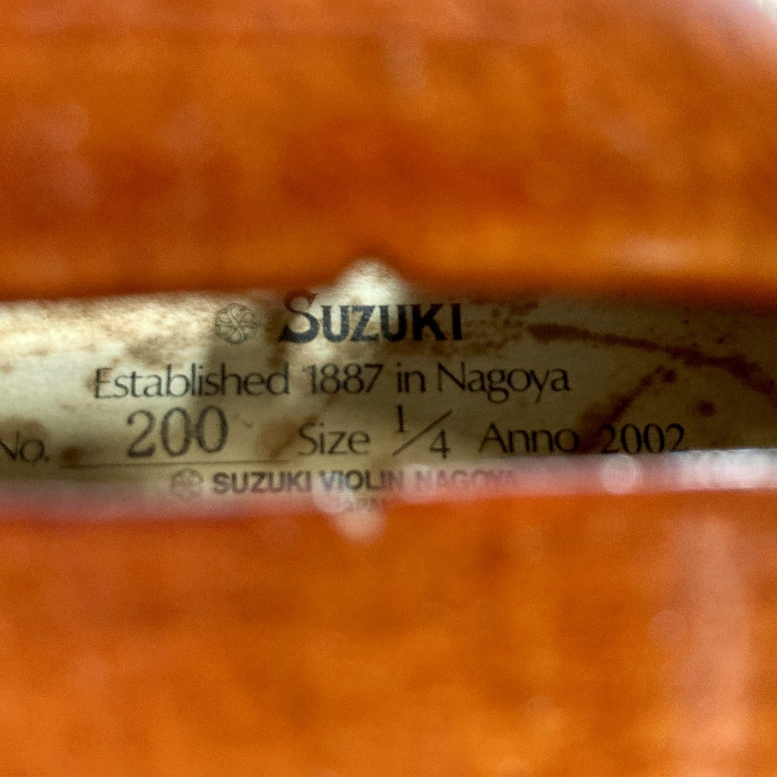 直販大特価 ジャンク Suzuki Violin nagoya no.17 1962 4/4スケール