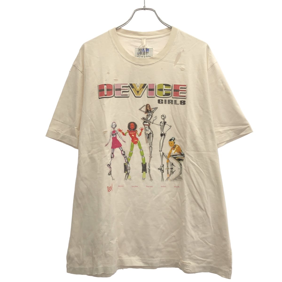 doublet ダブレット 24SS PZ TODAY DEVICE GIRLS T-SHIRT プリントT 