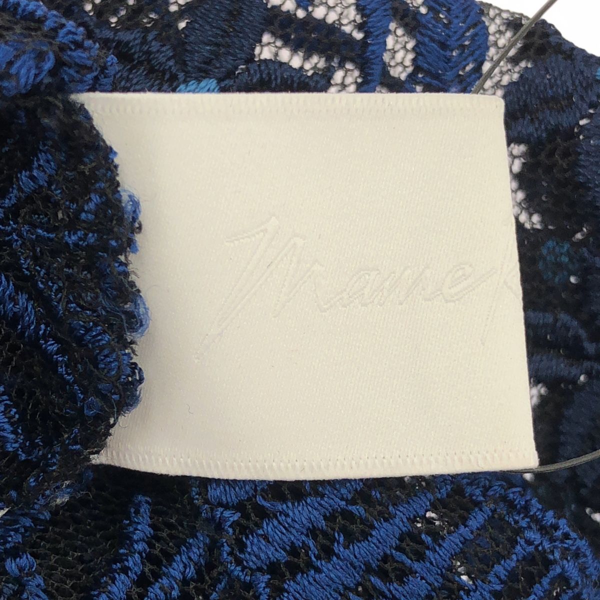 mame kurogouchi レース刺繍ブラウス Mame Kurogouchi Tulle Lace Stand Collar Shirt - Altamira