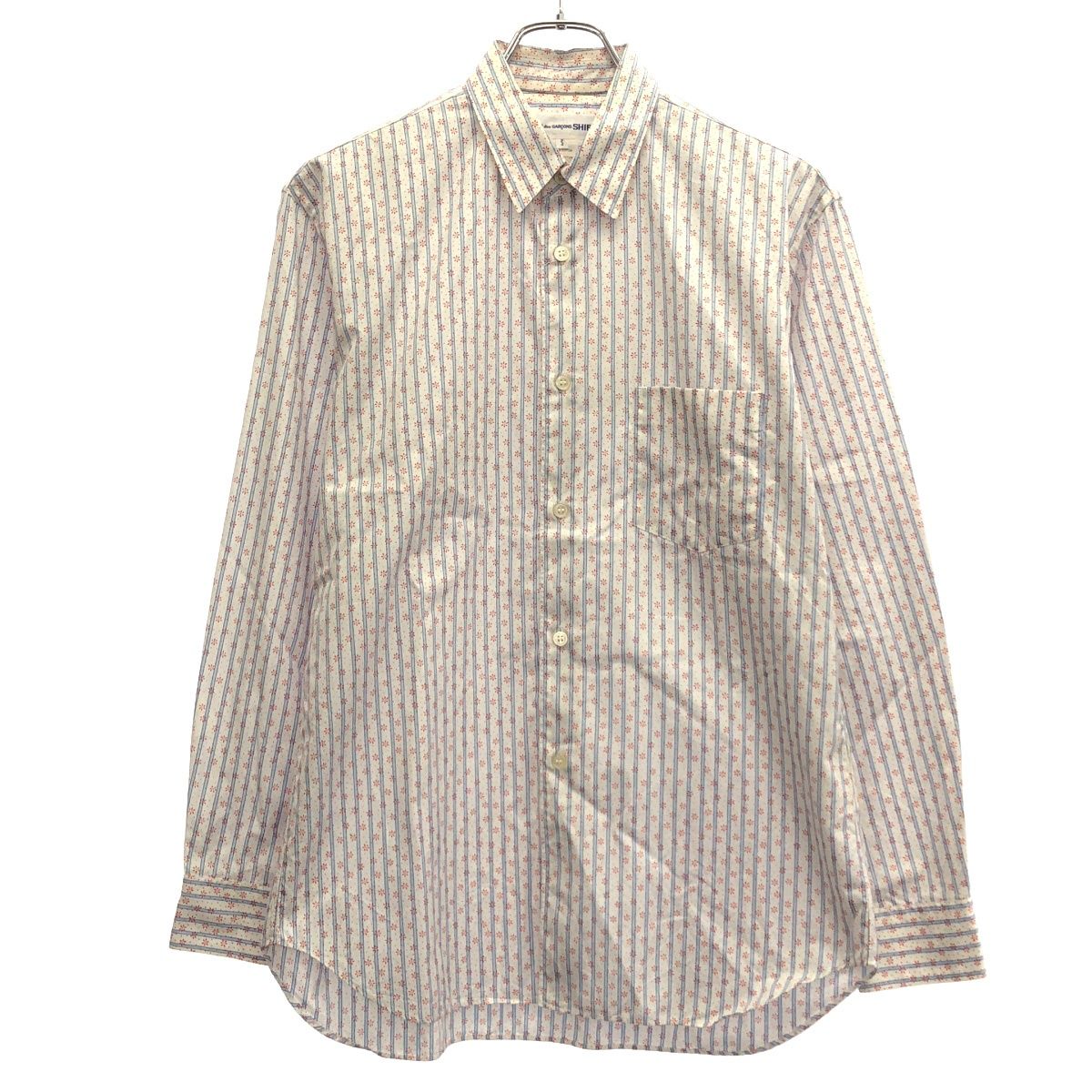 COMME des GARCONS SHIRT コムデギャルソンシャツ フラワーストライプ 