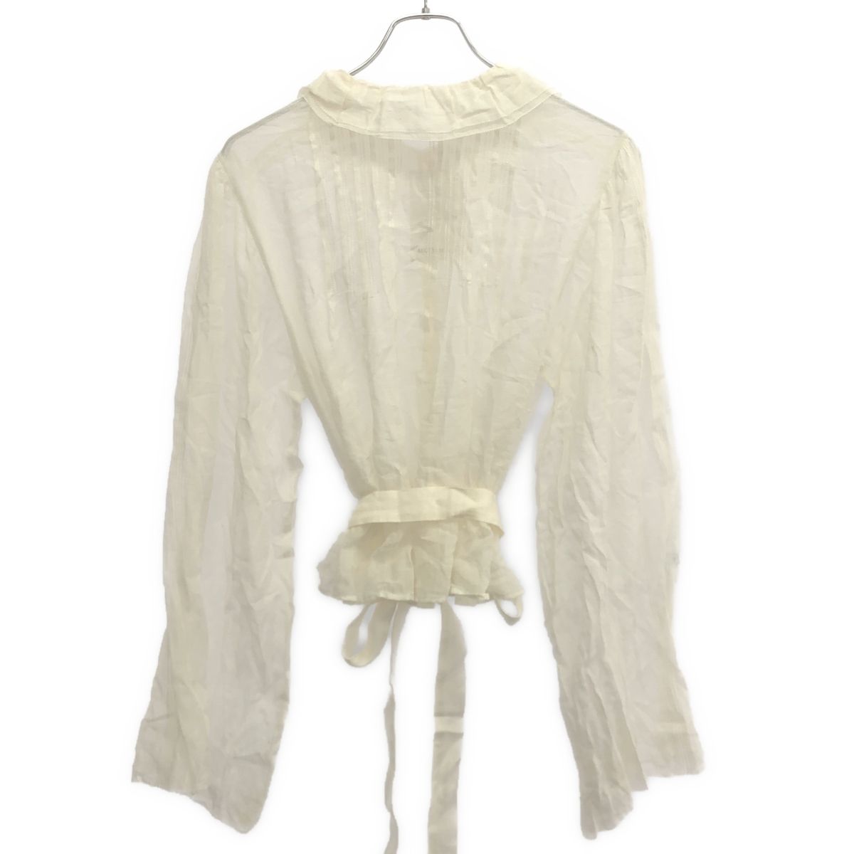 nowos ノーウォス 20AW Pin tuck gauze blouse ブラウスシャツ 