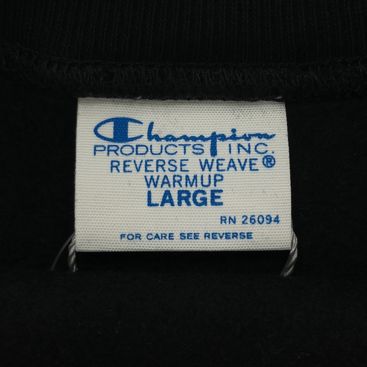 MERCEDES ANCHOR INC メルセデスアンカーインク REVERSE WEAVE  INTERNET CREW SWEAT  ワッペンクルーネックスウェット ANC25EI02 ブラック L MERCEDES ANCHOR INC メルセデスアンカーインク REVERSE WEAVE