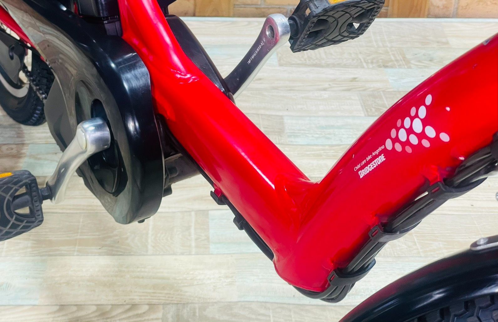 ブリジストン アンジェリーノ レッド純正8.9AH新品バッテリー付き 新 