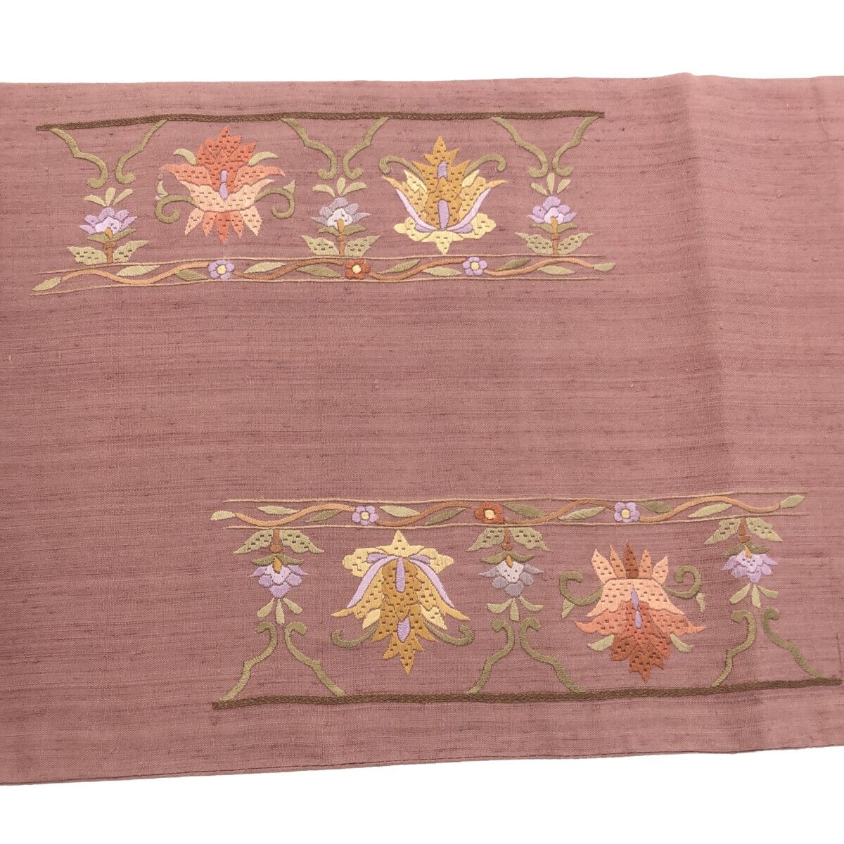 袋帯/紬/紫/未使用品/刺繍/12228 - メルカリ