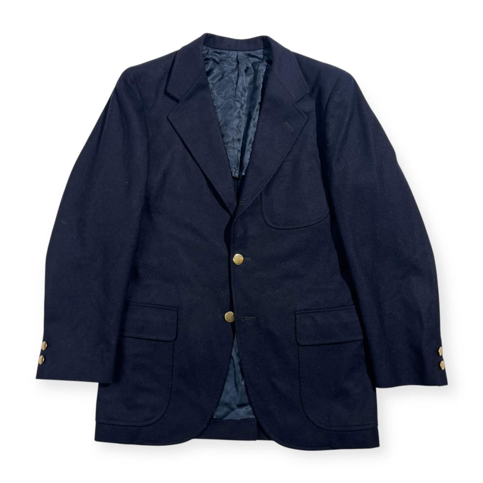 70s 80s VAN JAC ヴァンヂャケット THE BLAZER MAN 金ボタン 段返3B 