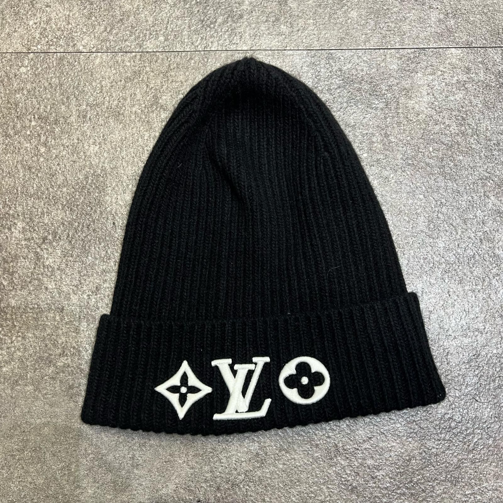 国内正規 参考上代71500円 LOUIS VUITTON LV ヘッドライン ビーニー