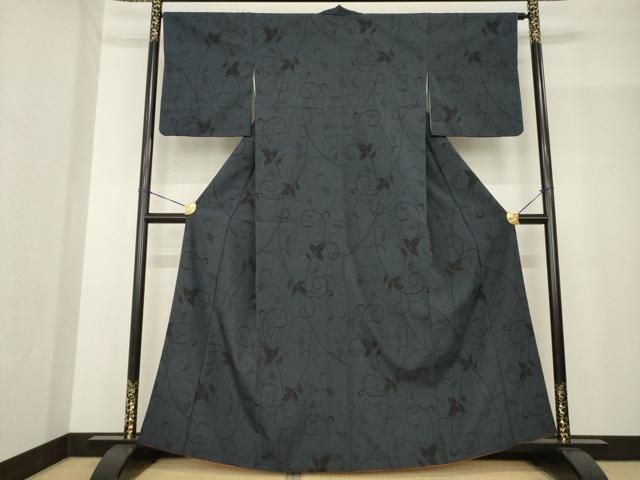 平和屋着物●本塩沢　110亀甲　花唐草文　正絹　逸品　AABF9636ck 平和屋着物○本塩沢 110亀甲 花唐草文 正絹 逸品 AABF9636ck 【公式通販】