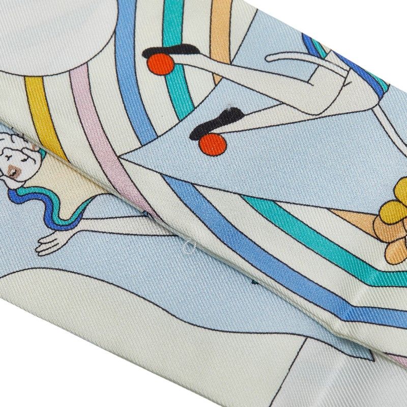 エルメス ツイリー CARRES VOLANTS 空飛ぶカレ ホワイト マルチカラー