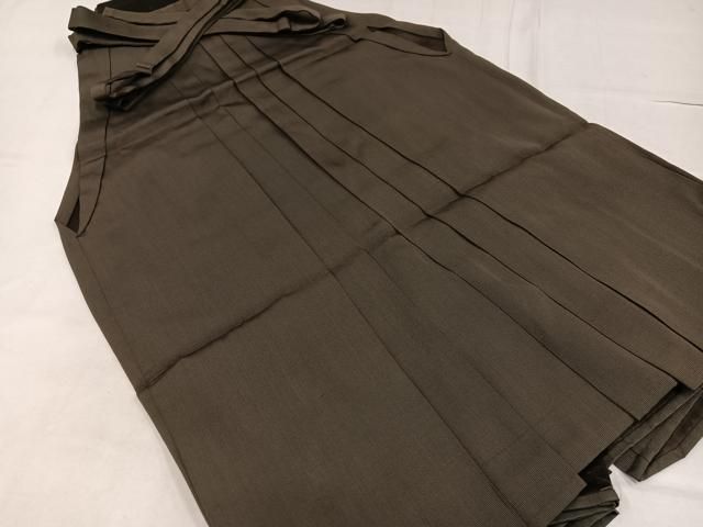 平和屋着物○男性 馬乗り袴 赤墨色 正絹 逸品 AABF9545ph - メルカリ